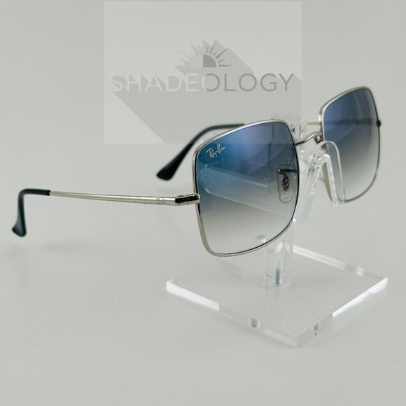 NEW Ray-Ban RB 1971 9149 Silver Square Blue Gradient 54mm Unisex Sunglasses main image 5